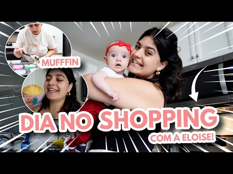 VLOG NOS EUA 🇺🇸: DIA DE SHOPPING, PRIMEIRA VEZ DA MINHA BEBÊ NO SHOPPING