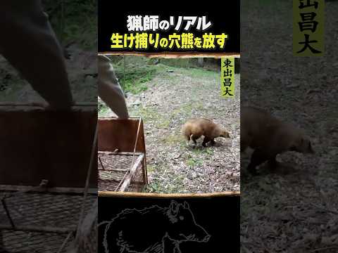東出昌大 / 生け捕りの穴熊を放す
