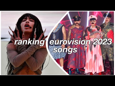 RANKING EUROVISION 2023 SONGS (turn on cc for my commentary)