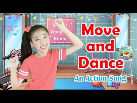 Move and Dance with lyrics and actions | Music and Lyrics by Lori&RJ Music - LoriandRJMusic.com