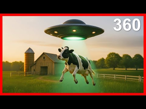 Let's fly a UFO!! 360° Cool Alien Game