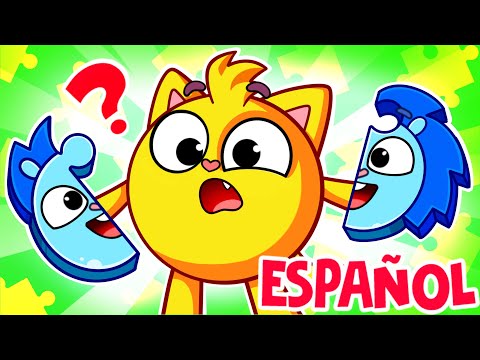 Canción del rompecabezas de cara 😺😿 | Canciones para niños 😻🐨🐰🦁 por Baby Zoo Español