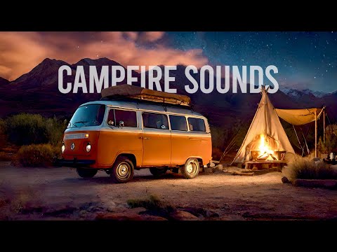 Soothing Campfire Sounds to Fall Asleep, Relax or Unwind