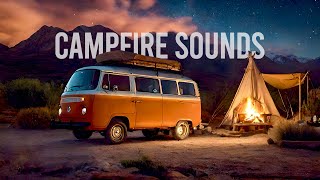 Soothing Campfire Sounds to Fall Asleep, Relax or Unwind