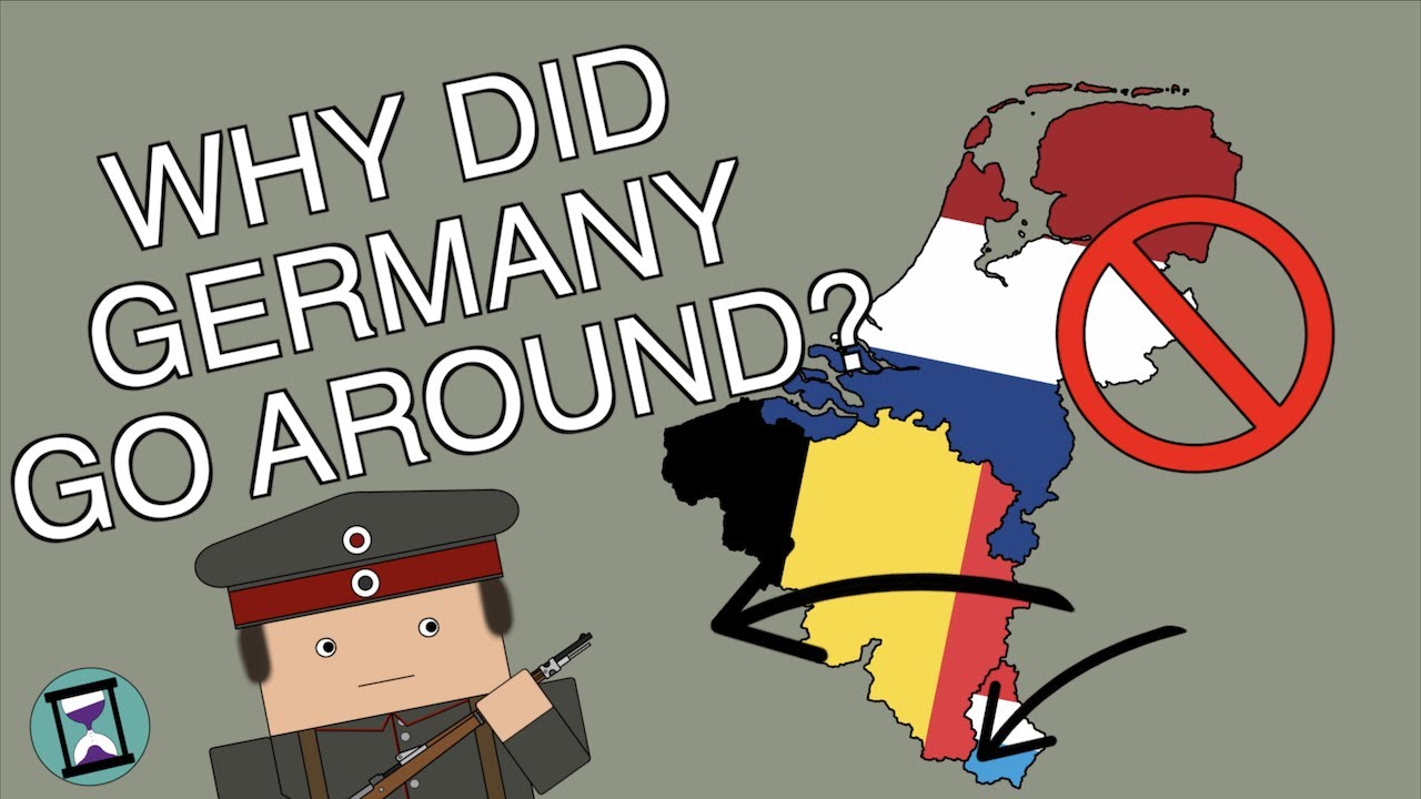 Why didn't Germany invade the Netherlands in World War One?