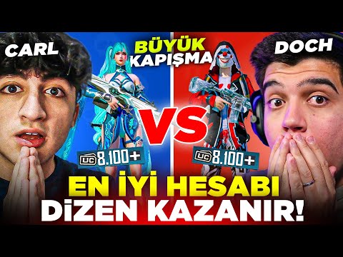 8100 UC'YE EN İYİ HESABI KİM FULLEYECEK?? 😱 DOCH VS CARL BÜYÜK KAPIŞMA! | PUBG MOBILE