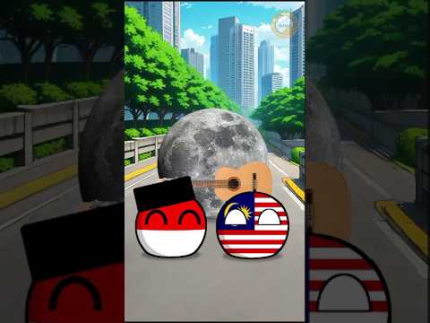 Emaknya jadi bulan ๐ || #countryball #parody #song