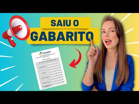 SAIU O GABARITO DA PROVA DOS CORREIOS 2024 | PRÓXIMAS ETAPAS | COMO FAZER RECURSOS