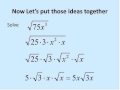 Finding Square Roots with Variables