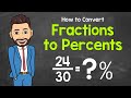 Converting Fractions to Percents