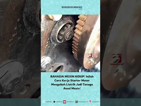 Tahukah Kalian ? Bagaimana Stater Motor Bekerja ??
