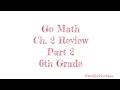 Exploring 6th Grade Go Math Chapter 2 Concepts