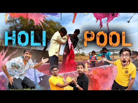 WARNING: 20,000 Liters We Made Moving Colour Pool | चलता फिरता रंग वाला स्विमिंग पूल *Holi Special*