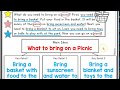 Exploring Main Ideas and Key Details in Picnics