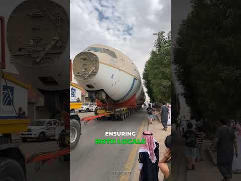 A Boeing 777 on a Truck 🤯 You Won’t Believe This! #vizonvoice #shorts #viralvideos