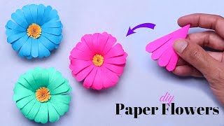 Paper Flowers | Flower Making with Paper | Flower Making | DIY Flower