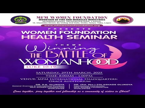 Winning The Battle of Womanhood (MFM Women Foundation) 29-03-2025