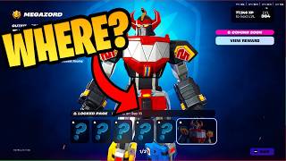 Where is Megazord Skin in Fortnite ? Fortnite Update ?