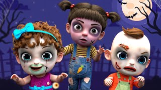 Spooky Zombies in the Haunted House | Halloween Kids Songs & Rhymes | DaDa