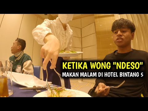 PERTAMA KALI MAKAN MALAM DI HOTEL BINTANG LIMA