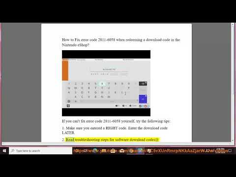 Nintendo Error Code 2811 5003 10 21