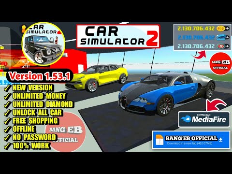 Update!! Car Simulator 2 Mod Apk v.1.53.1 New 2024 - Unlimited Money & Unlock All Car