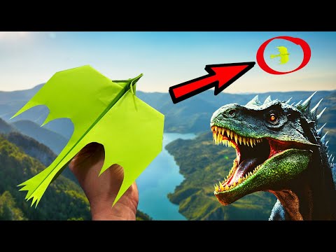 How to Make a Flying Dragon Paper Airplane | Easy Step by Step Tutorial