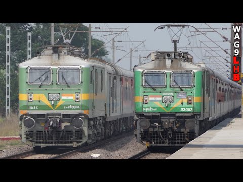 Frequently ASKED Train Videos FATV EPISODE No 88 | Green WAG9 with ReD LHB Trains : IndianRailways