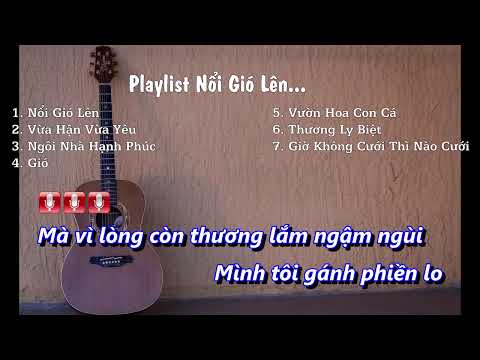 Playlist Nổi Gió Lên, Vừa Hận Vừa Yêu... Guitar Solo Beat | Anh Trường Guitar