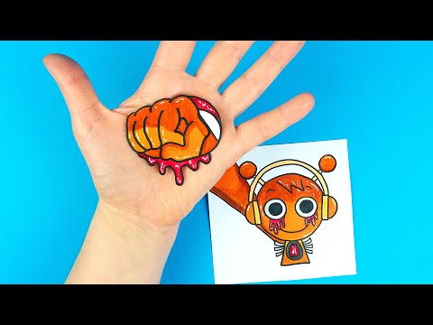 How to draw & DIY Horror Oren for fans INCREDIBOX SPRUNKI