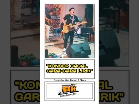 Auto Ngakak 🤣 Konser Gagal Gara-Gara Salah Lirik Lagu 😂 #shortvideo #konser #ngakak