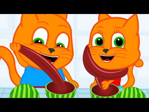 Cats Family en Français - BONBON GOMMEUX 🍬🍉 Animé 2025 en Français 4K
