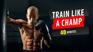 40 Minute Boxing workout#2 | lose weight fast with boxing at home