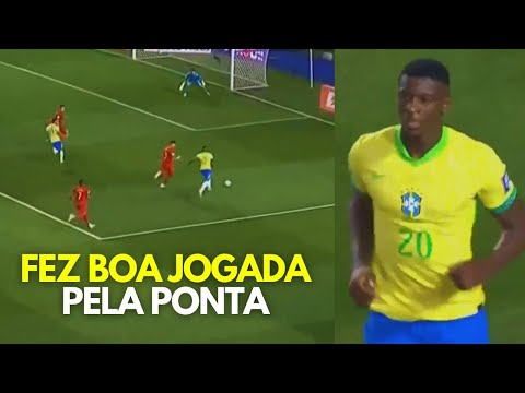 LUIZ HENRIQUE FEZ SUA ESTREIA PELA SELEÇÃO BRASILEIRA