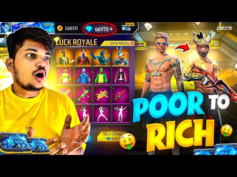 Free Fire New Bundles & Emote Luck Royal ๐ NOOB To PRO๐ฑ Got 98% Luck - Garena Free Fire