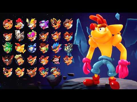 Crash Bandicoot: 4 It's About Time - All Skins (DLC Included)