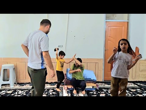 Tayyaba, Ghadir, Sami, Ghadir, taking the children from Tayyaba again
