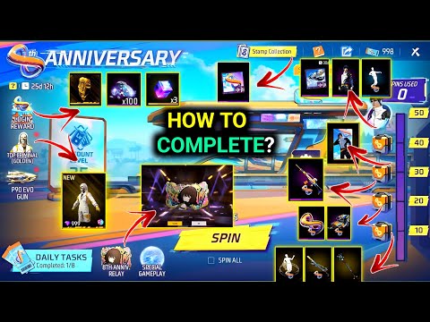 8th Anniversary Interface Rewrds🤯| Free Fire New Event | Ff New Event | Upcoming Events In Free Fire