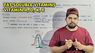 Fat Soluble Vitamins: Vitamin A, Vitamin D, Vitamin K & Vitamin E Detailed video