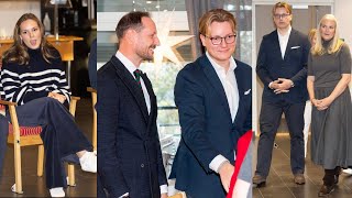 Família real norueguesa unida numa rara saída a 4 em evento natalício.