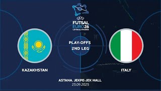 Қазақстан - Италия  | Футзал | ЕURO 2026 | Өтпелі матч | Шолу | Обзор