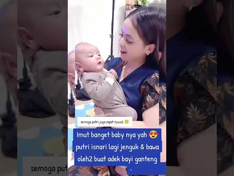 MOMEN PUTRI LAGI JENGUK BABY GANTENG BAWA OLEH2 #beritaartis #hiburan #putriisnari #babyboy