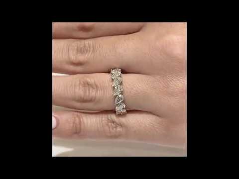 Pear Shape Eternity Band