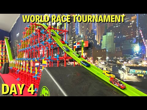 DIECAST CARS RACING | WORLD RACE BATTLE TOURNAMENT | DAY 4