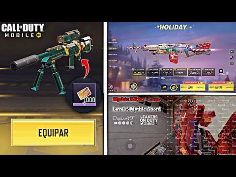 CORRE YA !! 10 GIROS DE PAGA EN SERIE NAVIDEÑA | NUEVA MITICA, SKIN ÉPICA GRATIS EN COD MOBILE S5