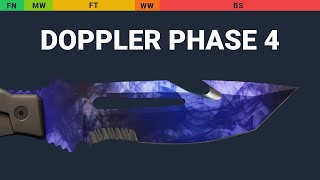Survival Knife Doppler Phase 4 Wear Preview video