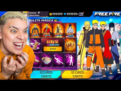 ¡COMPRE LA SKIN DE NARUTO X FREE FIRE Y ES PERFECTA!!!  🤑 * MUCHO DINERO *  🤑