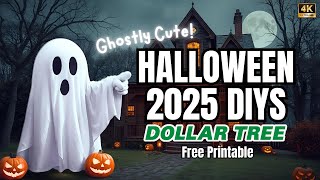 Cute Dollar Tree Halloween Crafts 2025 | Ghost Themed Crafts