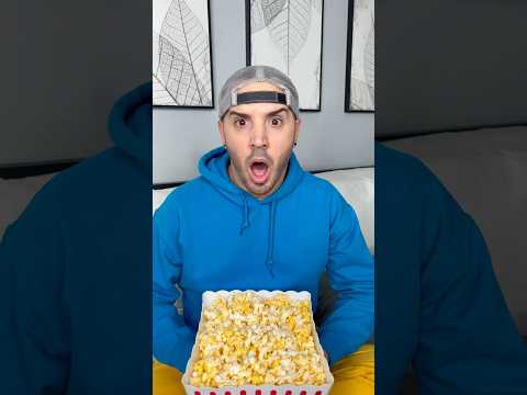 Monster makes him clean up popcorn 🍿😳👻 #shorts