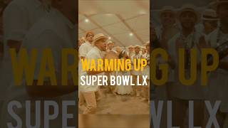 Warming up before playing Super Bowl LX Halftime Show with @BadBunnyPR! #BadBunny #Pleneros